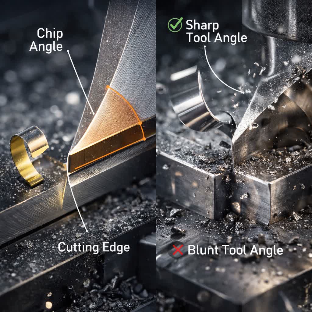 لبه برش و زاویه براده در CNC؛ بررسی تخصصی تأثیر آن‌ها بر کیفیت و عمر ابزار